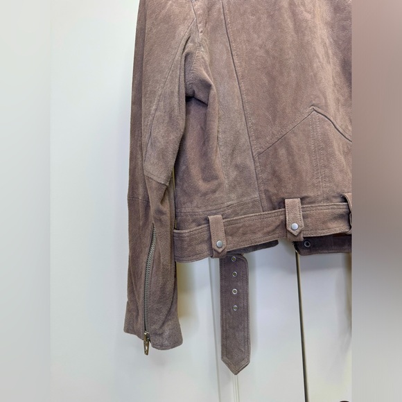 BLANKNYC Suede Moto Jacket size Small Never Worm - Picture 6 of 12
